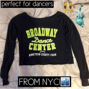 BROADWAY DANCE CENTER crop top